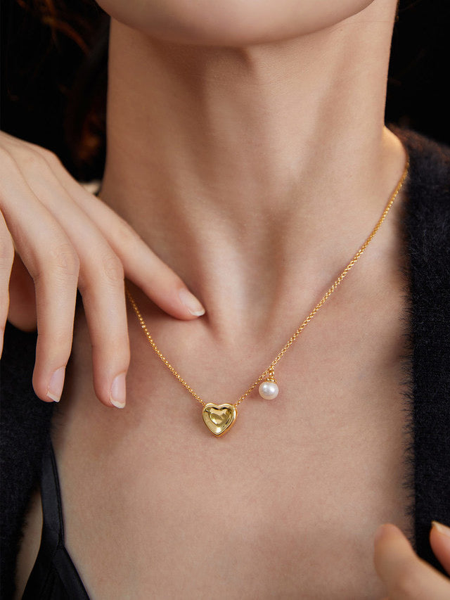 Puffy Heart Necklace