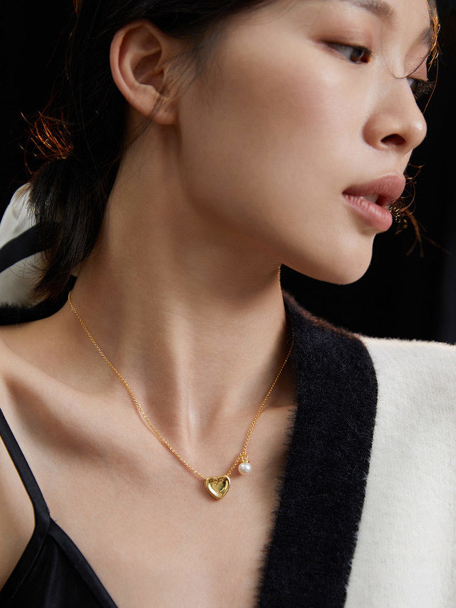 Puffy Heart Necklace